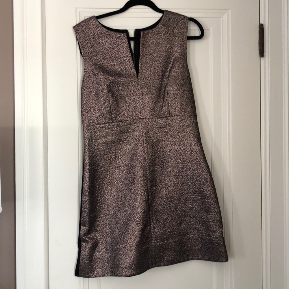 Diane von Furstenberg metallic dress size 12